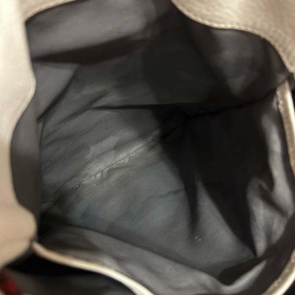 Sorel Black and Tan Leather Backpack - Picture 6 of 8